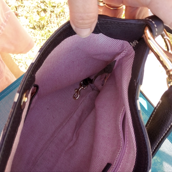 Authentic Dooney & Bourke Serengeti Brielle Giraffe Hobo - Picture 7 of 8